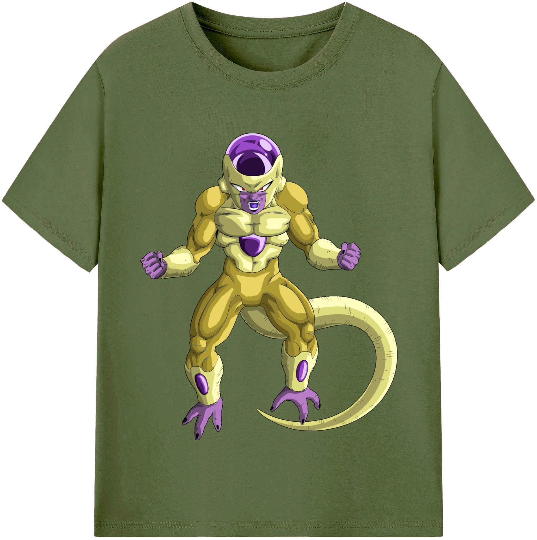 （画像用） ドラゴンボール フリーザ DRAGON BALL Frieza 綿100％半袖Tシャツ（フロントプリント）